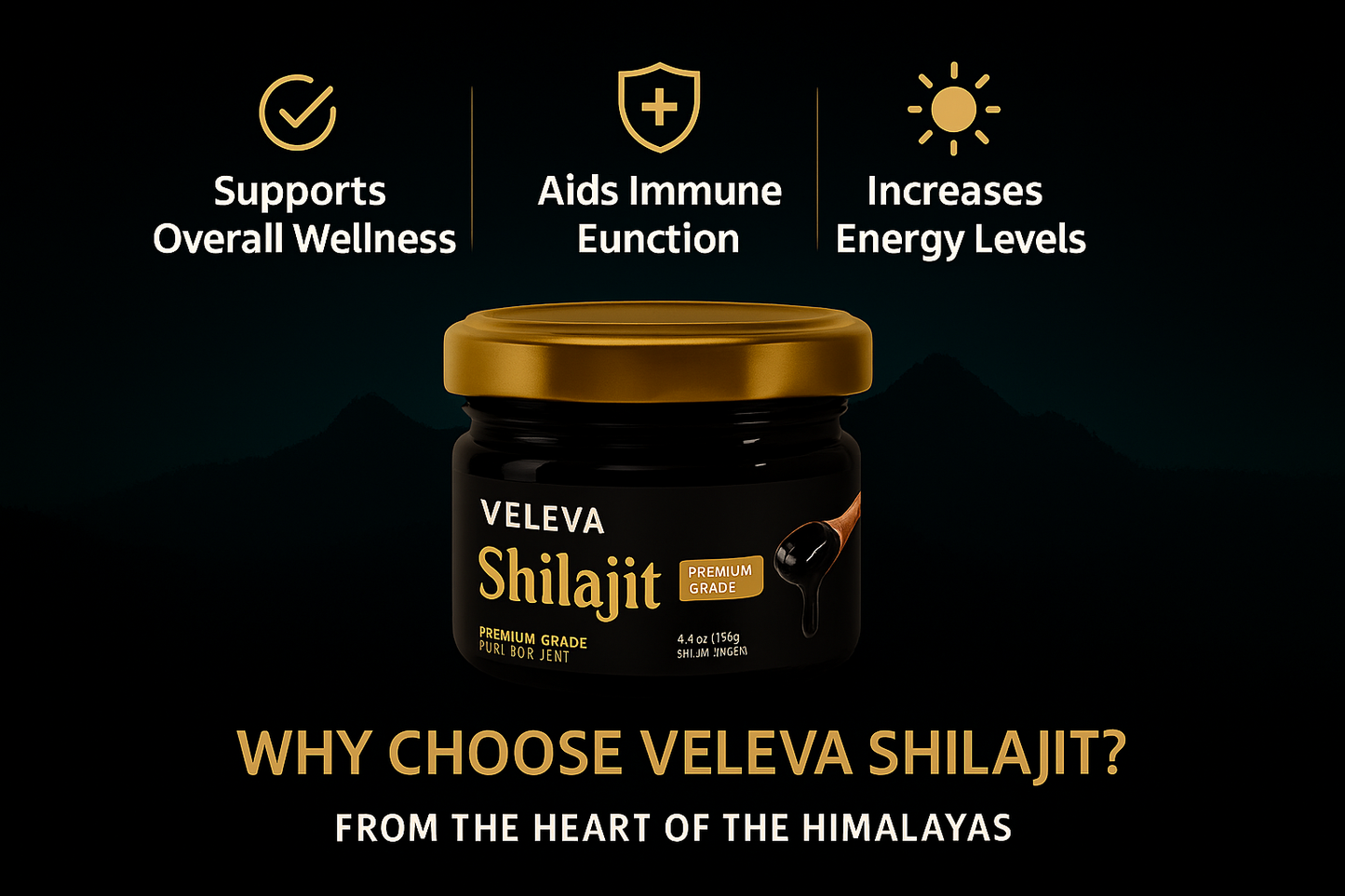 🌿 Veleva 100% Pure Shilajit 50gm – Ayurvedic Powerhouse 🌿 | Muscle 💪 Mind 🧠 Recovery ♻️
