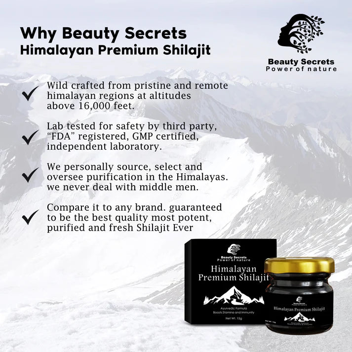 🔥 Natural Performance Booster – Pure Himalayan Shilajit Resin
